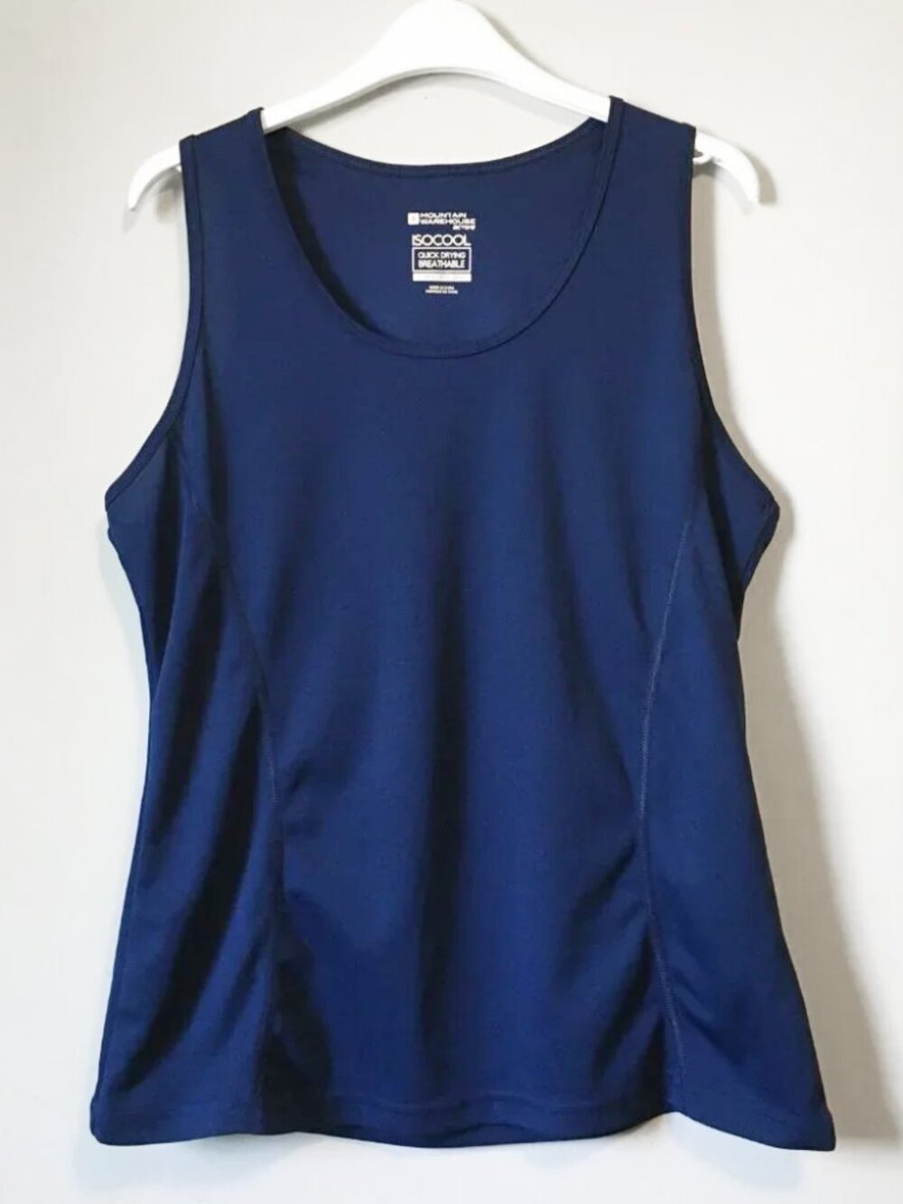 Mountain Warehouse ISOCOOL Dark Blue Tank Top US12 Technical Hiking To